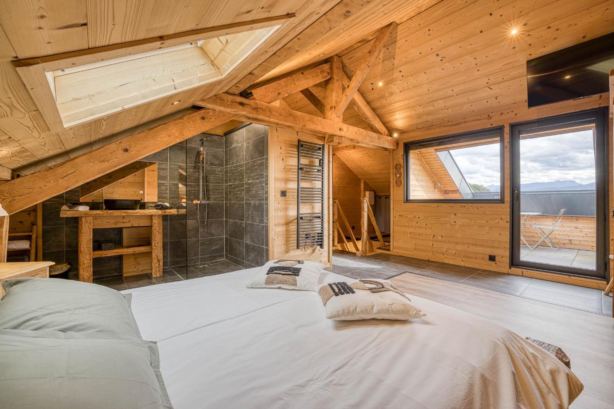 Le Chamois, Chez Le Charpentier D'Antan, La Chaleur Du Bois, Le Calme De La Campagne Lejlighed Epagny Metz-Tessy Eksteriør billede